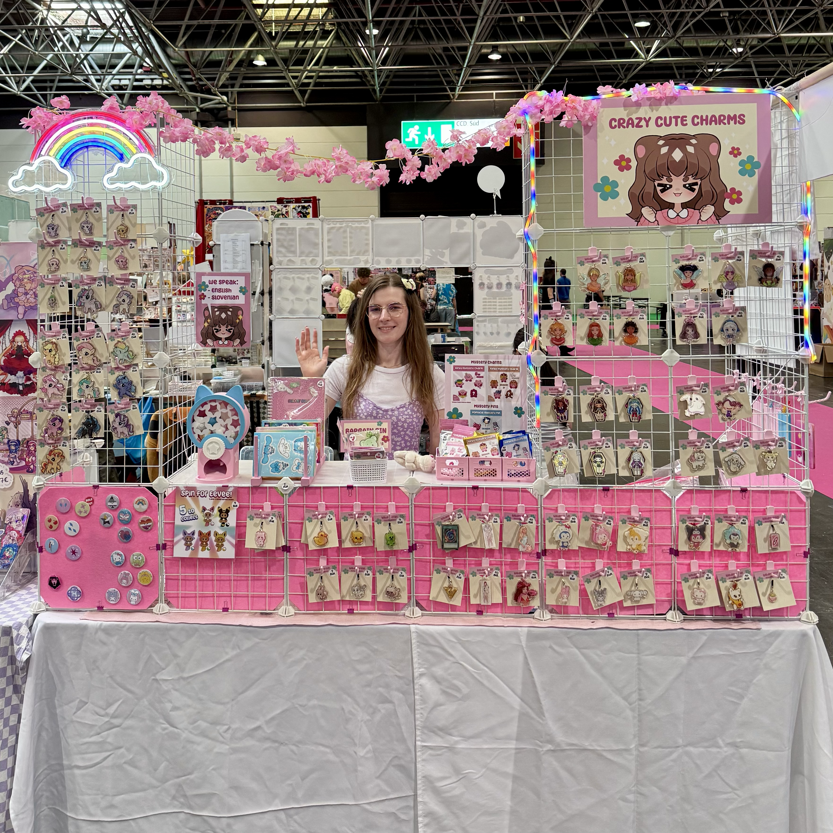 Full setup on Dokomi 2026 (front view)