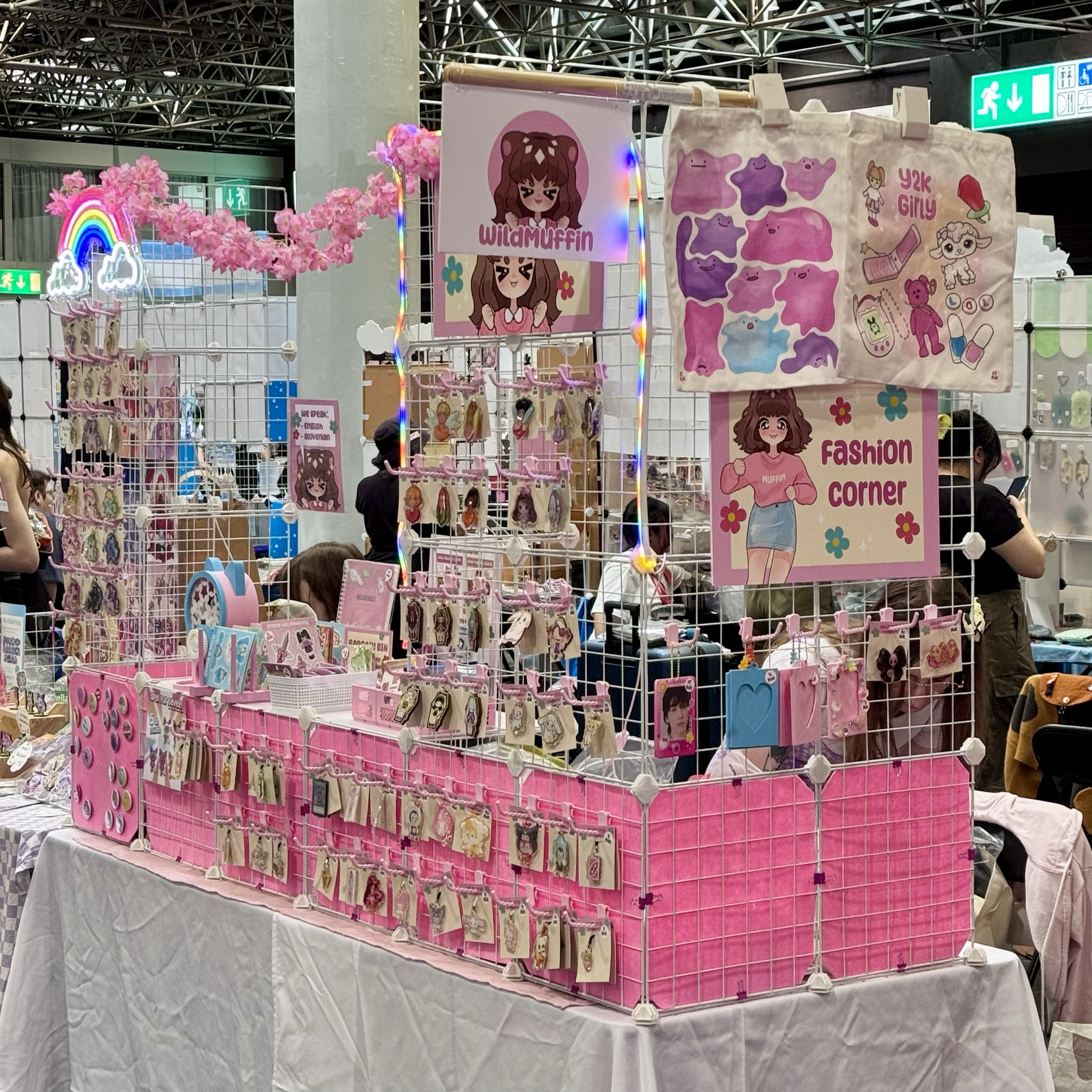 Full setup on Dokomi 2026 (side view)